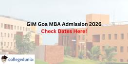GIM Goa MBA Admissions 2026 Open
